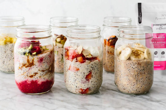 Overnight oats with collagen