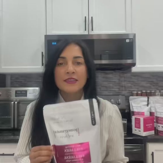 Pomegranate quick dissolving Collagen packets| Sustainable Lifestyle video