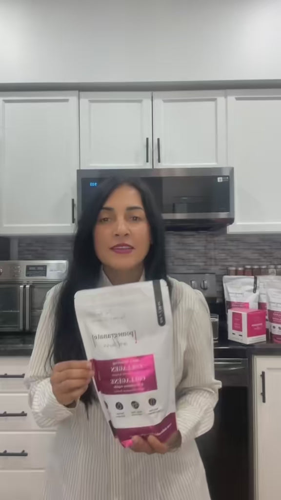 Pomegranate quick dissolving Collagen packets| Sustainable Lifestyle video